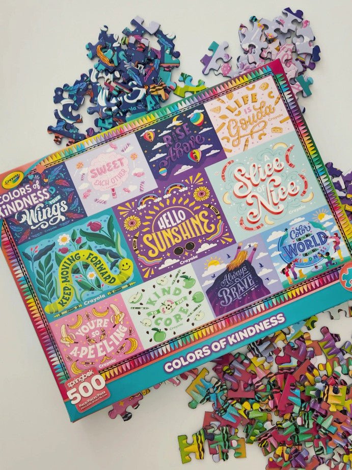 Crayola Colors Of Kindness 500 Piece Jigsaw Puzzle by Springbok Puzzles - Springbok Puzzles - Jigsaw Puzzles - The Puzzle Center