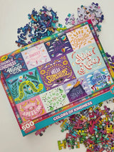 Crayola Colors Of Kindness 500 Piece Jigsaw Puzzle by Springbok Puzzles - Springbok Puzzles - Jigsaw Puzzles - The Puzzle Center