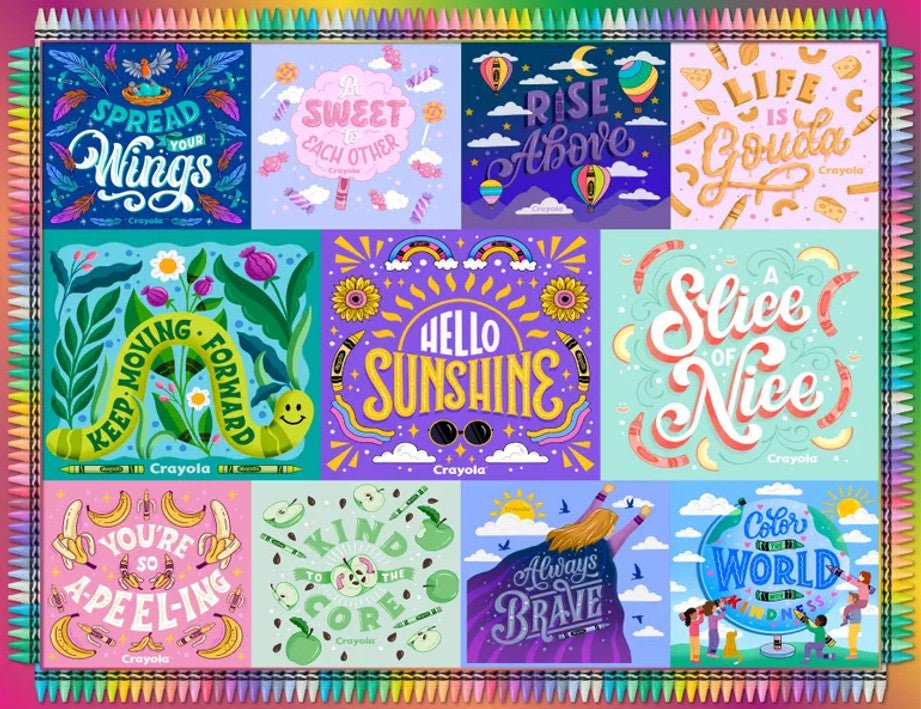 Crayola Colors Of Kindness 500 Piece Jigsaw Puzzle by Springbok Puzzles - Springbok Puzzles - Jigsaw Puzzles - The Puzzle Center