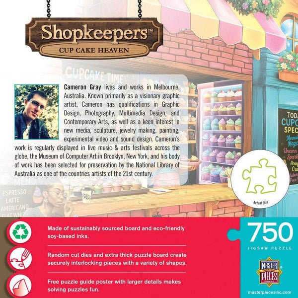 Cup Cake Heaven 750 Piece Jigsaw Puzzle | Masterpieces - Jigsaw Puzzles - The Puzzle Center