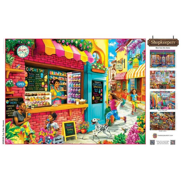 Cup Cake Heaven 750 Piece Jigsaw Puzzle | Masterpieces - Jigsaw Puzzles - The Puzzle Center