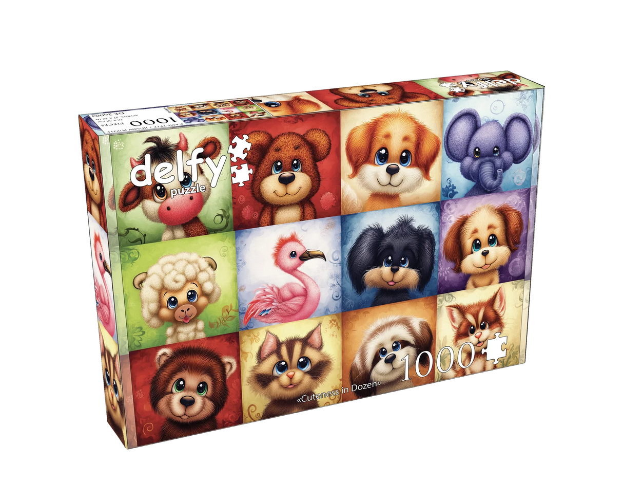 Cuteness In Dozen 1000 Piece Jigsaw Puzzle | Delfy Puzzles - Jigsaw Puzzles - The Puzzle Center
