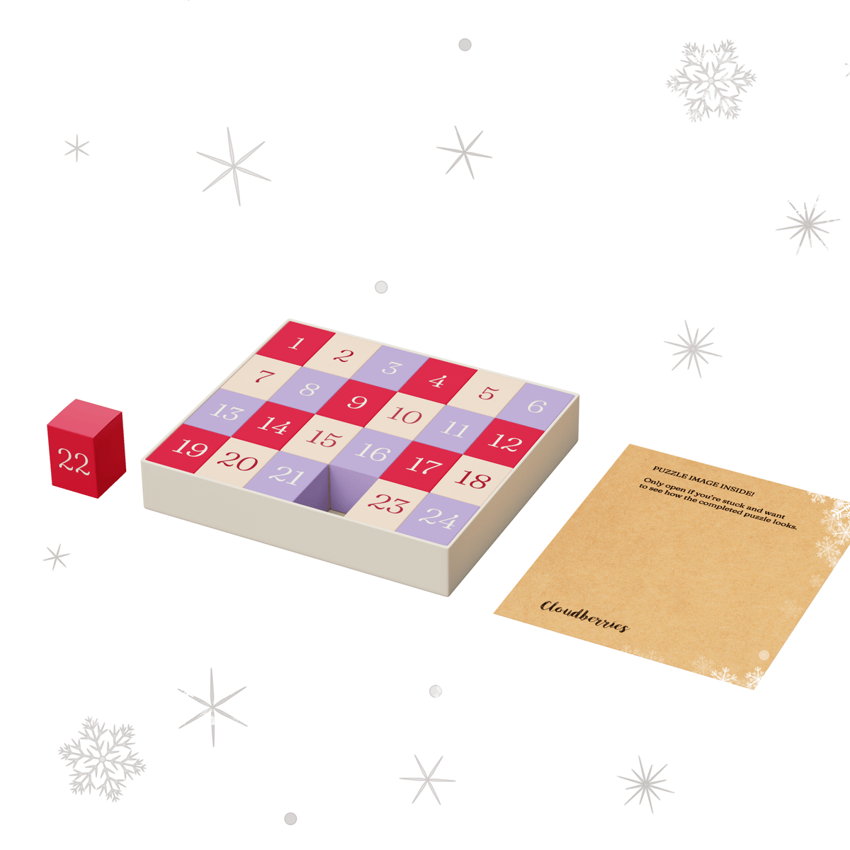 Deck the Halls Advent Calendar 1000 Piece Jigsaw Puzzle | Cloudberries - Jigsaw Puzzles - The Puzzle Center