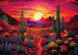 Desert Daze 1000 Piece Jigsaw Puzzle | Trippy Puzzle Co - Jigsaw Puzzles - The Puzzle Center