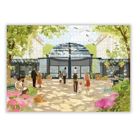 Dialogues Bookstore 1000 Piece Jigsaw Puzzle | Aparté - Jigsaw Puzzles - The Puzzle Center