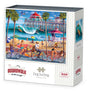 Dog Surfing 500 Piece Jigsaw Puzzle by Boardwalk Puzzle Company - Boardwalk - Jigsaw Puzzles - The Puzzle Center