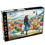 Dog Walking Bliss 1000 Piece Jigsaw Puzzle | JaCaRou - Jigsaw Puzzles - The Puzzle Center