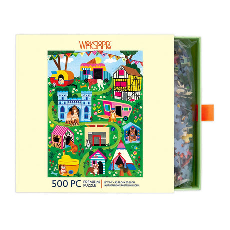 Doggie Dreamhouse 500 Piece Jigsaw Puzzle | WerkShoppe - Jigsaw Puzzles - The Puzzle Center