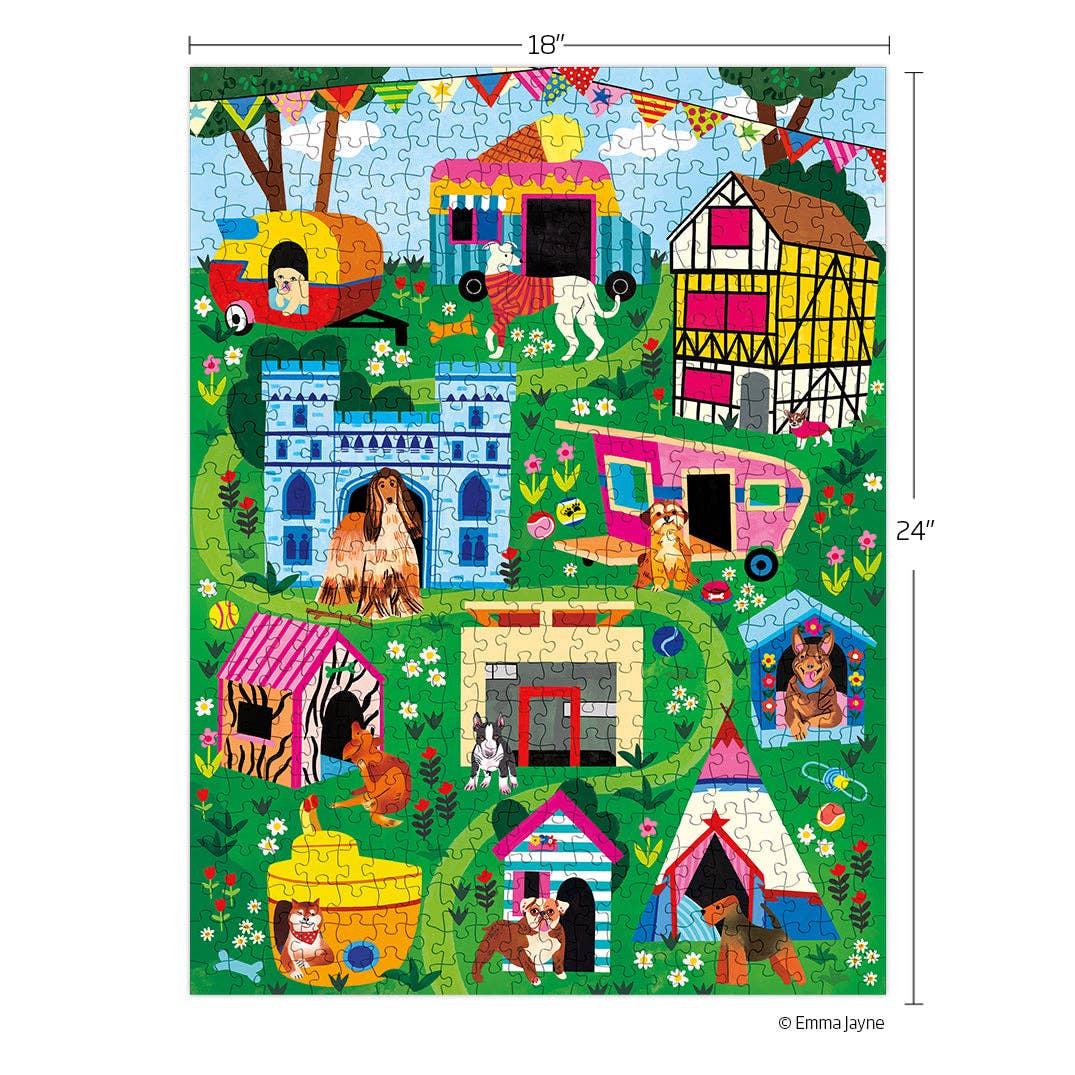 Doggie Dreamhouse 500 Piece Jigsaw Puzzle | WerkShoppe - Jigsaw Puzzles - The Puzzle Center