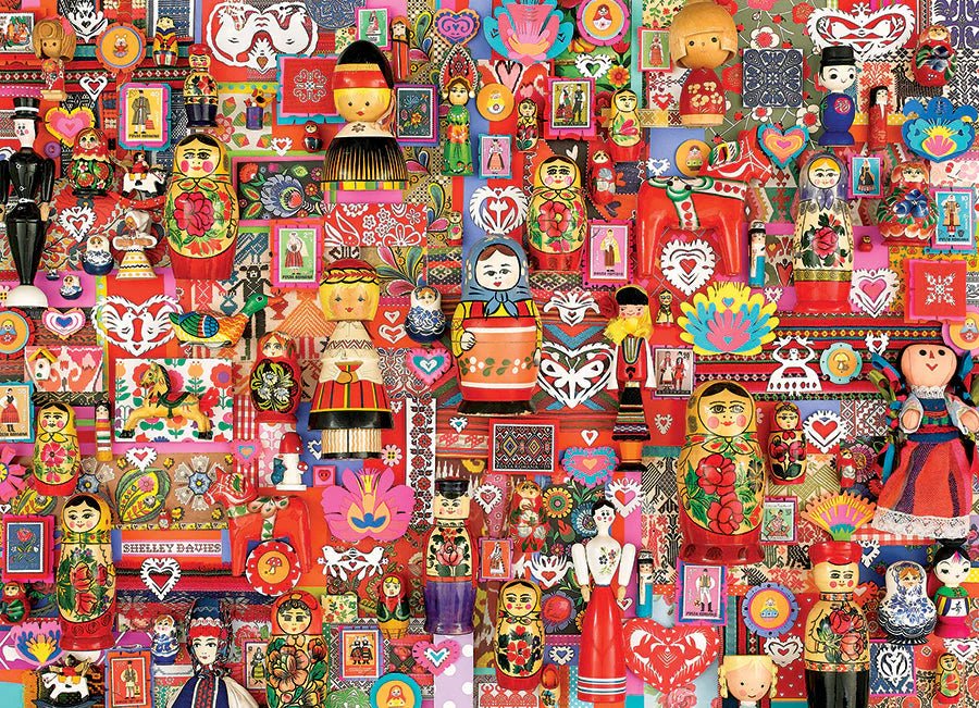 Dollies 1000 Piece Jigsaw Puzzle | Cobble Hill - Jigsaw Puzzles - The Puzzle Center