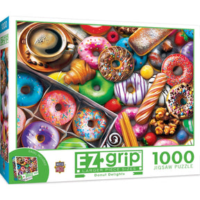 Donut Delights 1000 Piece EZ Grip Jigsaw Puzzle | Masterpieces Puzzles - Jigsaw Puzzles - The Puzzle Center