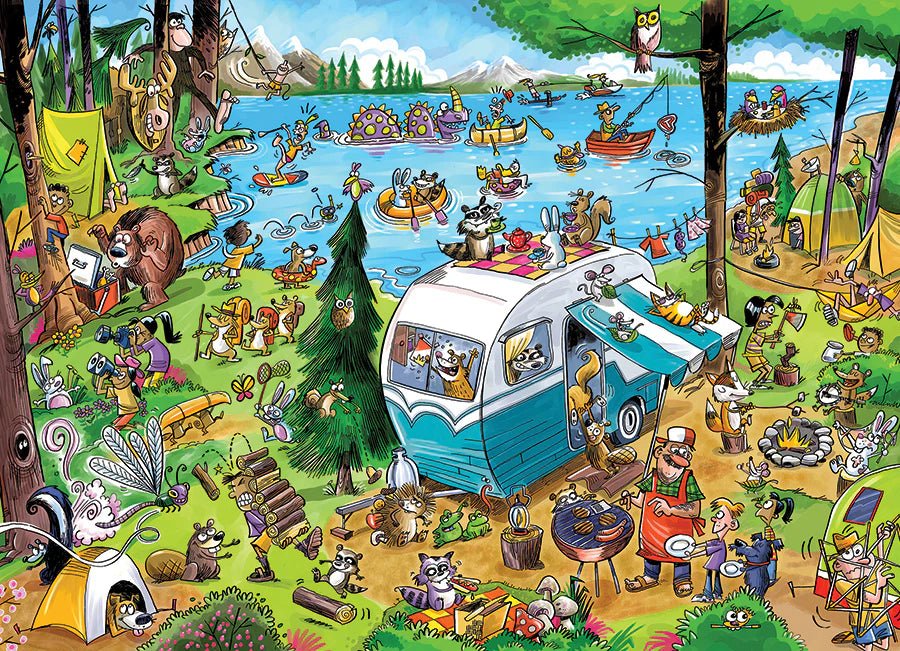 DoodleTown: Call of the Wild 1000 Piece Puzzle by Cobble Hill Puzzles - Cobble Hill Puzzles - Jigsaw Puzzles - The Puzzle Center