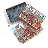 Doodletown: London Calling 1000 Piece Jigsaw Puzzle | Cobble Hill - Jigsaw Puzzles - The Puzzle Center