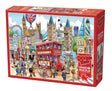 Doodletown: London Calling 1000 Piece Jigsaw Puzzle | Cobble Hill - Jigsaw Puzzles - The Puzzle Center