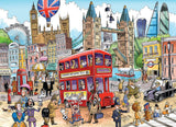 Doodletown: London Calling 1000 Piece Jigsaw Puzzle | Cobble Hill - Jigsaw Puzzles - The Puzzle Center