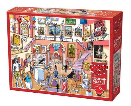 Doodletown: Museum Mischief 1000 Piece Jigsaw Puzzle | Cobble Hill - Jigsaw Puzzles - The Puzzle Center