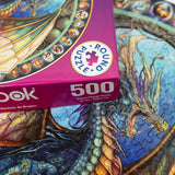Dragon Heart 500 Piece Round Jigsaw Puzzle by Springbok Puzzles - Springbok Puzzles - Jigsaw Puzzles - The Puzzle Center - 