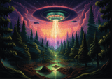 Earthly Encounter 1000 Piece Jigsaw Puzzle | Trippy Puzzle Co - Jigsaw Puzzles - The Puzzle Center