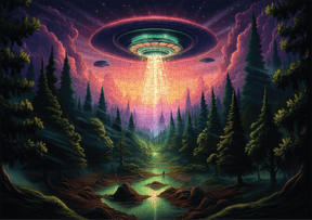 Earthly Encounter 1000 Piece Jigsaw Puzzle | Trippy Puzzle Co - Jigsaw Puzzles - The Puzzle Center