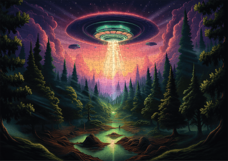 Earthly Encounter 1000 Piece Jigsaw Puzzle | Trippy Puzzle Co - Jigsaw Puzzles - The Puzzle Center