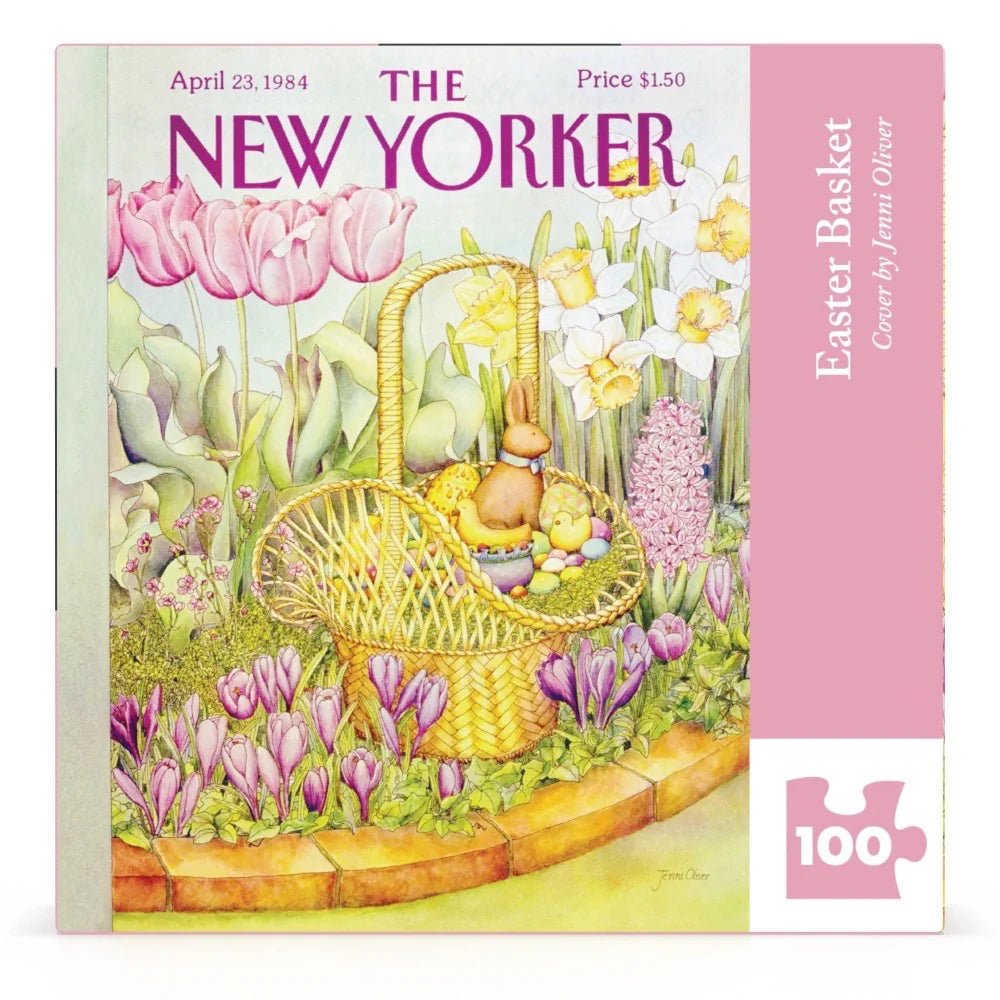 Easter Basket 100 Piece Mini Jigsaw Puzzle | New York Puzzle Company - Mini Jigsaw Puzzles - The Puzzle Center