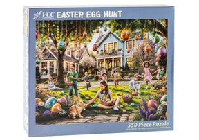 Easter Egg Hunt 550 Piece Jigsaw Puzzle | Vermont Christmas Co - Jigsaw Puzzles - The Puzzle Center