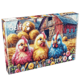Egg - citing Trio – 1000 - Piece Jigsaw Puzzle by Delfy Puzzles - Delfy - Jigsaw Puzzles - The Puzzle Center