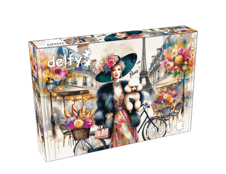Eiffel Elegance Duo 1000 Piece Jigsaw Puzzle | Delfy Puzzles - Jigsaw Puzzles - The Puzzle Center