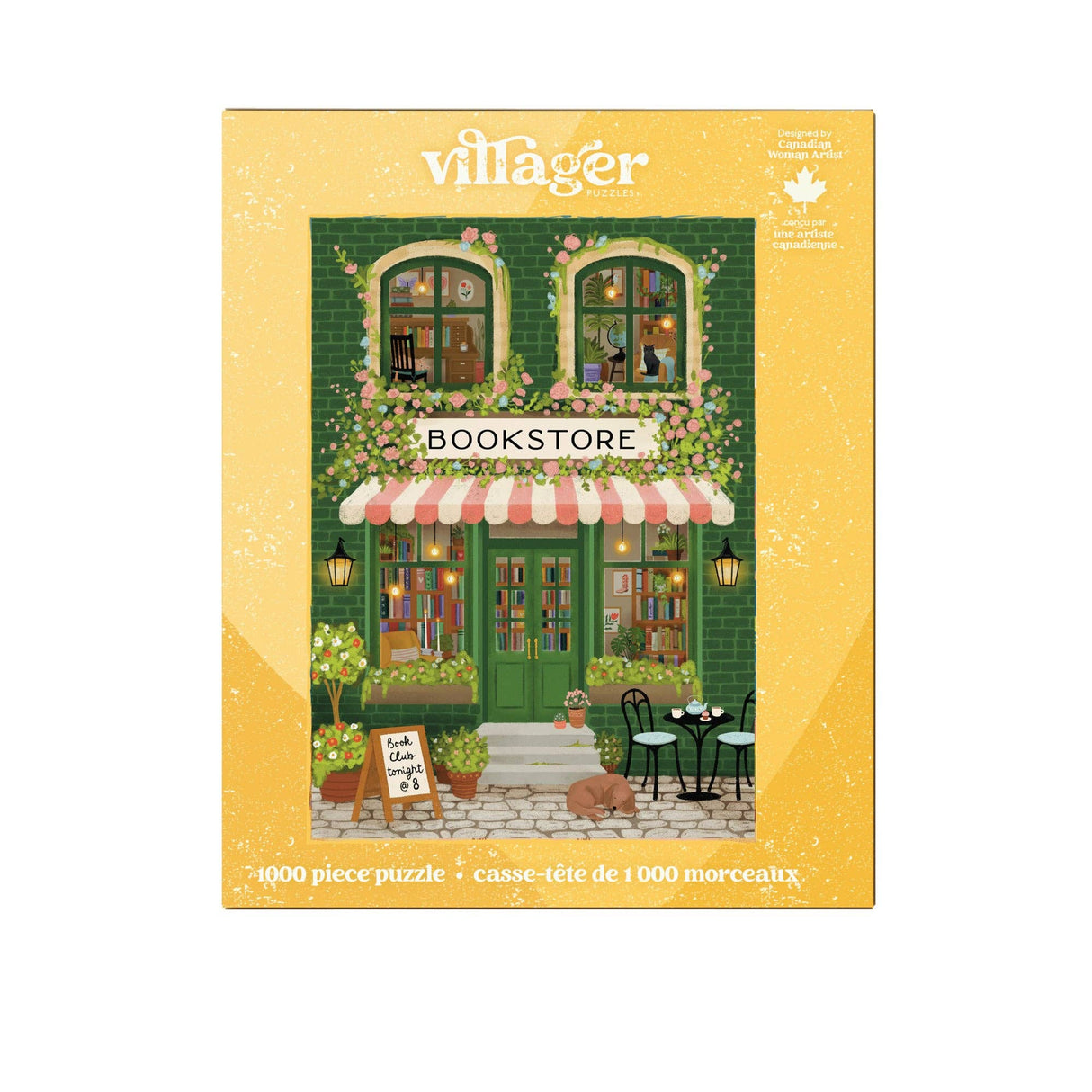 Emerald Bookstore 1000 Piece Jigsaw Puzzle | Villager Puzzles - Jigsaw Puzzles - The Puzzle Center