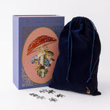 Enchanted Mushroom Cameo 500 Piece Jigsaw Puzzle | Good Juju Ink - Jigsaw Puzzles - The Puzzle Center