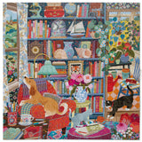 English Cottage Library 1000 Piece Jigsaw Puzzle | eeBoo - Jigsaw Puzzles - The Puzzle Center