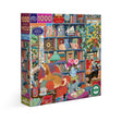 English Cottage Library 1000 Piece Jigsaw Puzzle | eeBoo - Jigsaw Puzzles - The Puzzle Center
