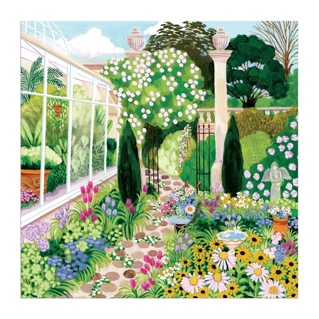 Evergreen Gardens 500 Piece Jigsaw Puzzle | Galison - Jigsaw Puzzles - The Puzzle Center