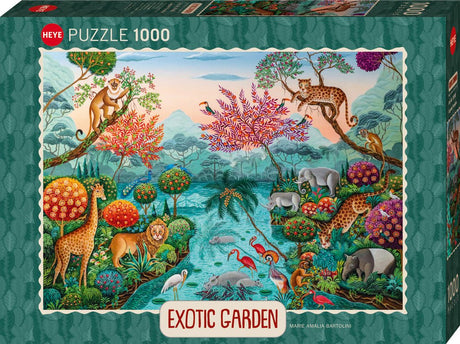 Exotic Garden Lagoon Paradise 1000 Piece Jigsaw Puzzle | Heye - Jigsaw Puzzles - The Puzzle Center