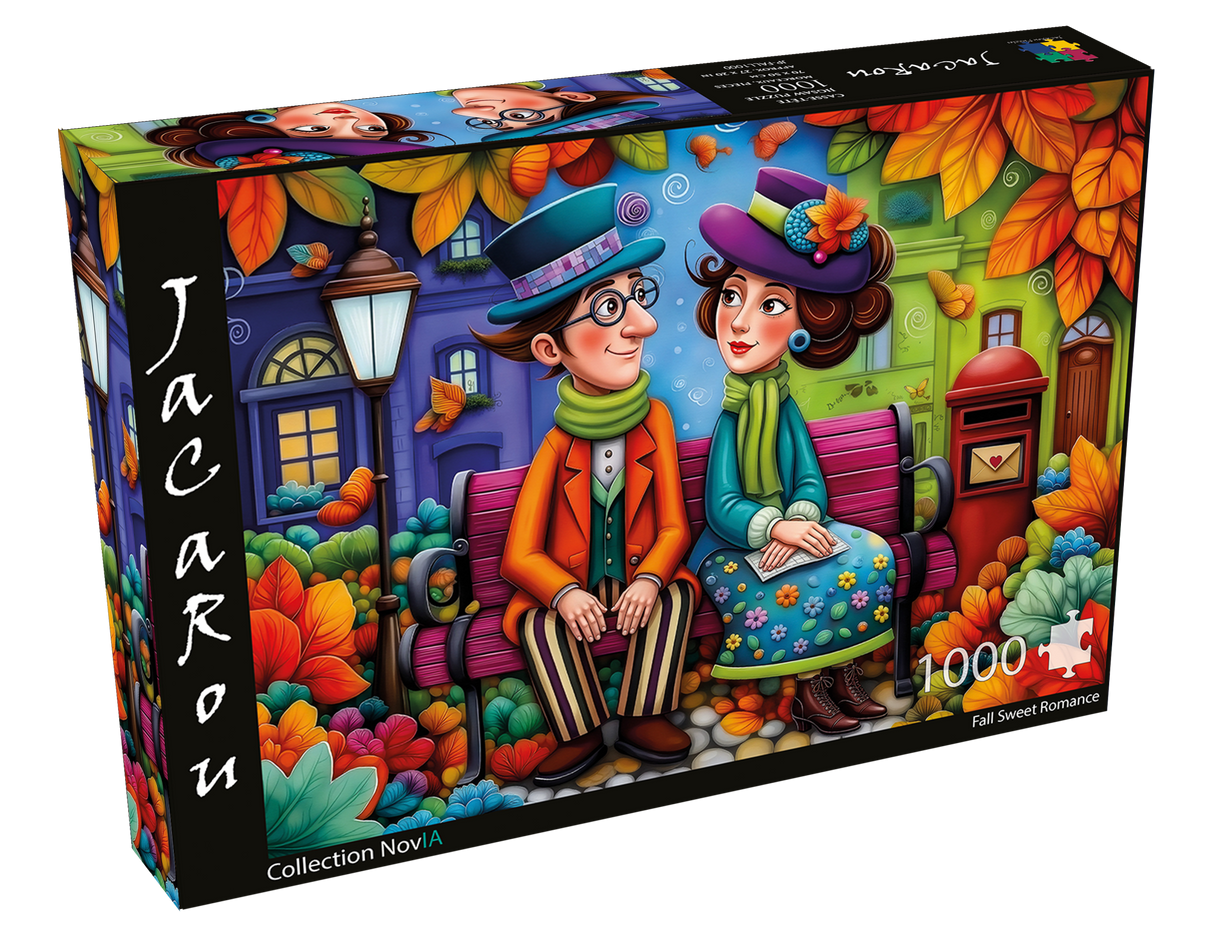 Fall Sweet Romance 1000 Piece Jigsaw Puzzle | JaCaRou - Jigsaw Puzzles - The Puzzle Center