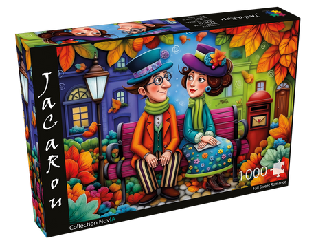Fall Sweet Romance 1000 Piece Jigsaw Puzzle | JaCaRou - Jigsaw Puzzles - The Puzzle Center