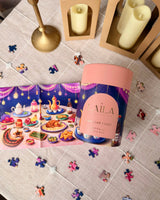 Familiar Feast 500 Piece Jigsaw Puzzle | Laila Luxury Puzzles - Jigsaw Puzzles - The Puzzle Center