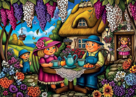 Family Gardon Joy 1000 Piece Jigsaw Puzzle | Delfy - Jigsaw Puzzles - The Puzzle Center