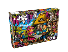 Family Gardon Joy 1000 Piece Jigsaw Puzzle | Delfy - Jigsaw Puzzles - The Puzzle Center
