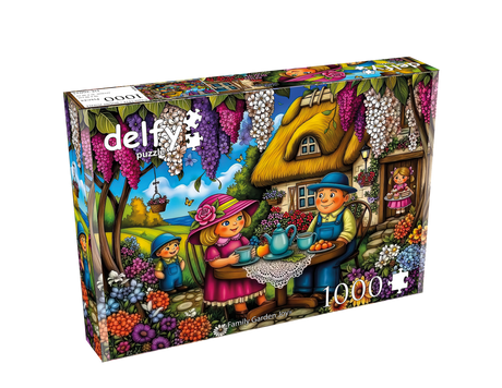 Family Gardon Joy 1000 Piece Jigsaw Puzzle | Delfy - Jigsaw Puzzles - The Puzzle Center