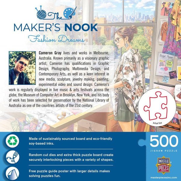 Fashion Dreams 500 Piece Jigsaw Puzzle | Masterpieces - Jigsaw Puzzles - The Puzzle Center