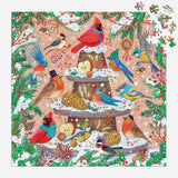 Festive Feathers 500 Piece Foil Jigsaw Puzzle | Galison - Jigsaw Puzzles - The Puzzle Center