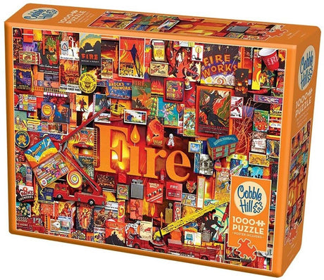 Fire 1000 Piece Jigsaw Puzzle | Cobble Hill - Jigsaw Puzzles - The Puzzle Center