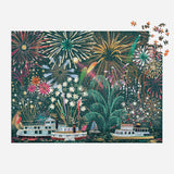 Fireworks Jubilee 1000 Piece Foil Jigsaw Puzzle | Galison - Jigsaw Puzzles - The Puzzle Center