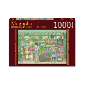 Fleuriste Camelia 1000 Piece Jigsaw Puzzle | Magnolia - Jigsaw Puzzles - The Puzzle Center