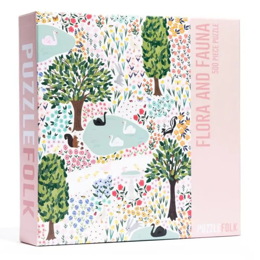 Flora & Fauna 500 Piece Jigsaw Puzzle by Puzzlefolk - Jigsaw Puzzles - The Puzzle Center