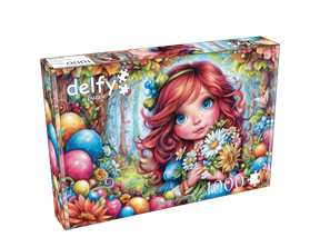 Floral Harmony 1000 Piece Jigsaw Puzzle | Delfy Puzzles - Jigsaw Puzzles - The Puzzle Center