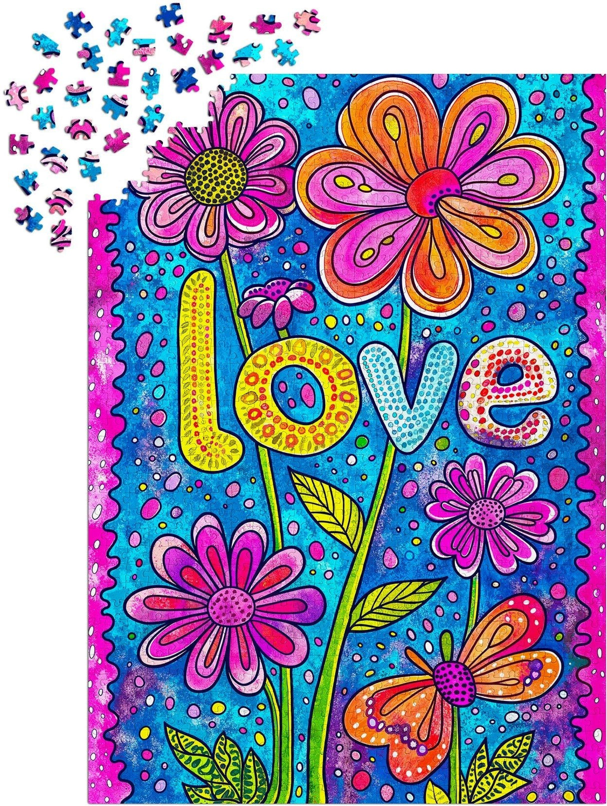 Floral Love 1000 Piece Jigsaw Puzzle | Enjoy Puzzles - Jigsaw Puzzles - The Puzzle Center