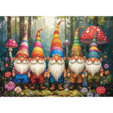 Forest Gnome Gathering 1000 Piece Jigsaw Puzzle | Delfy Puzzles - Jigsaw Puzzles - The Puzzle Center