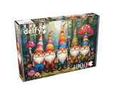 Forest Gnome Gathering 1000 Piece Jigsaw Puzzle | Delfy Puzzles - Jigsaw Puzzles - The Puzzle Center